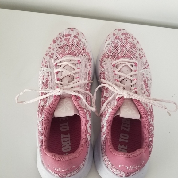 Nike SuperRep Go 3 Flyknit Next Nature Sneakers Berry/Silver Size 11 - Picture 3 of 12